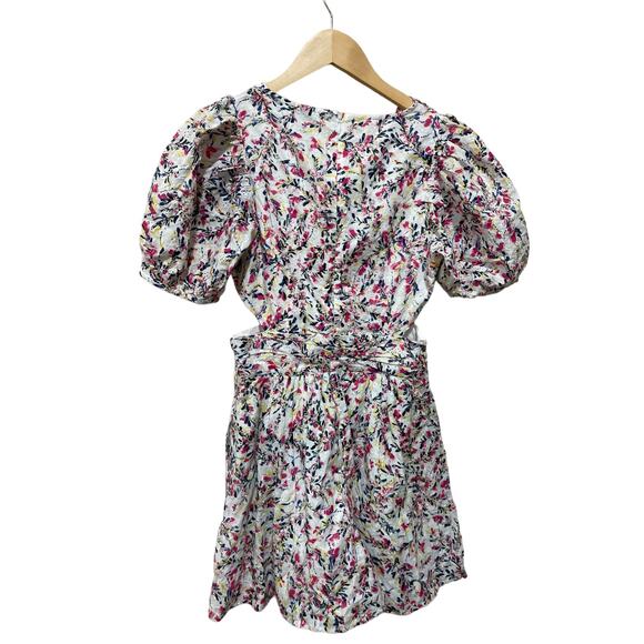 French Connection Flores Cotton Eyelet Cutout‎ Dress Size 4 - Picture 6 of 8